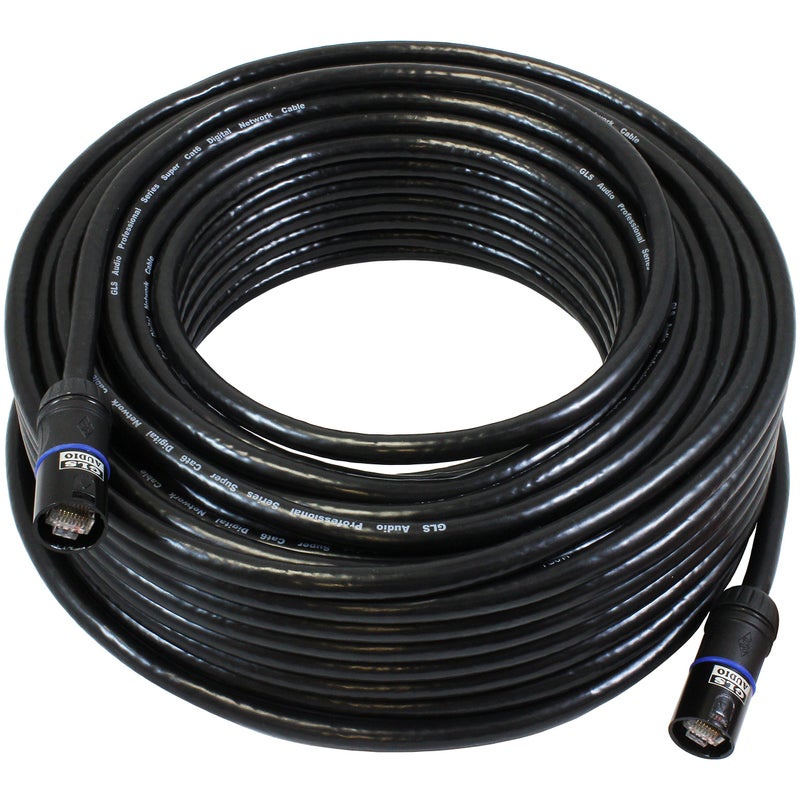 GLS Audio 100-Feet Ethercon Compatible RJ45 Cat6 Cable OFC Pro Tour Heavy Duty G-Shell G45 - Image 1