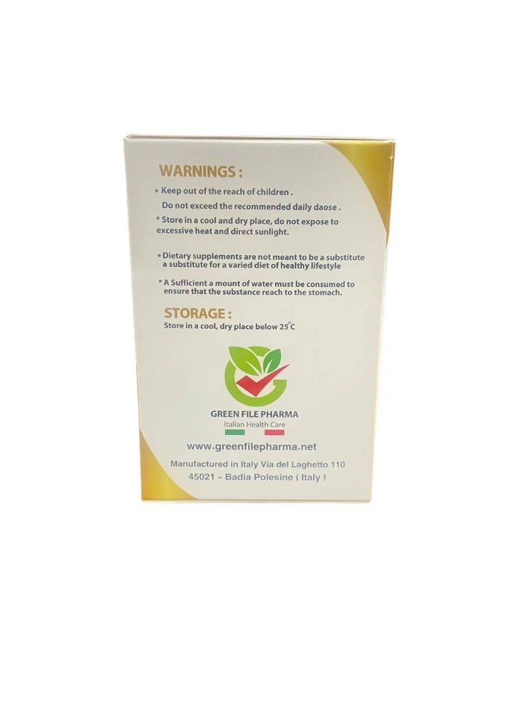 GREEN FILE PHARMA - Green React nutritional supplement 30 sachets - Image 1