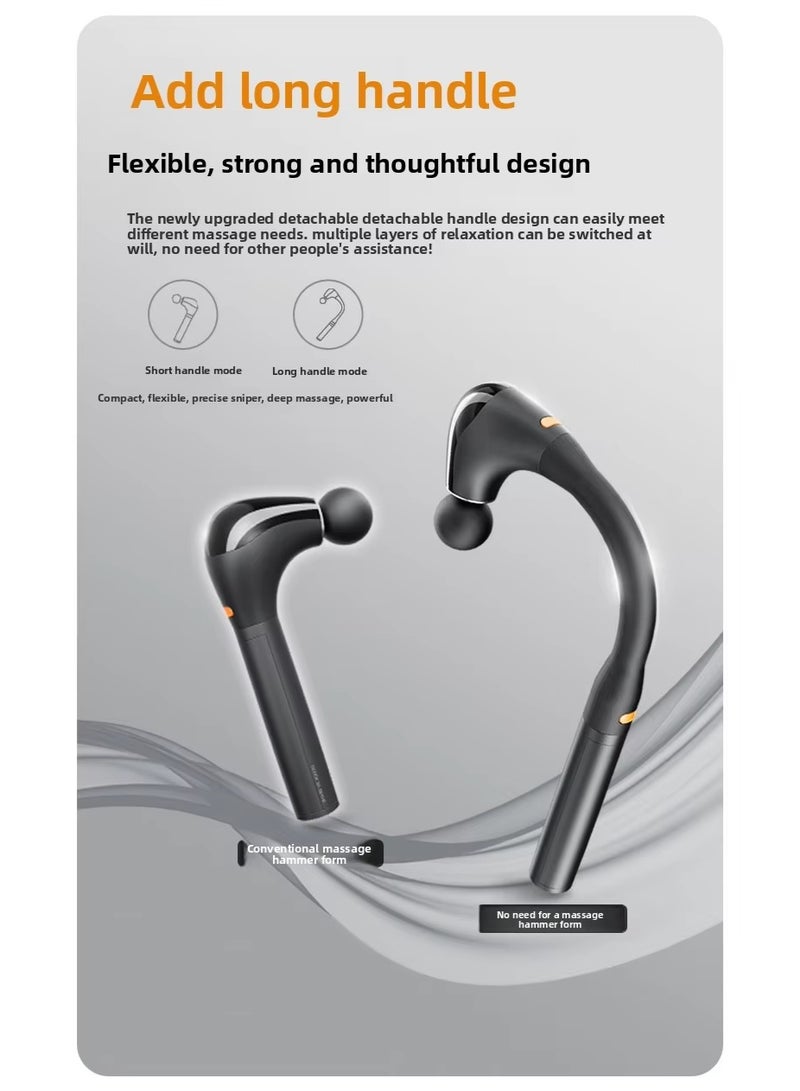 Deep Tissue Muscle Massager with Detachable Long Handle - Image 2