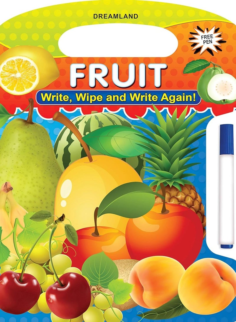 Write and Wipe Book - Fruit