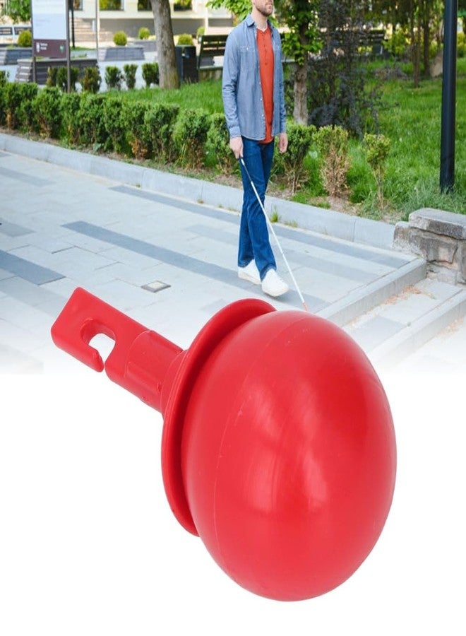 Chiffonade Hook-Style Cane Tip Replacement - Rubber Rolling Ball for Walking Sticks, Mobility Aid Accessory with Secure Grip for Blind Walking Stick - Image 5