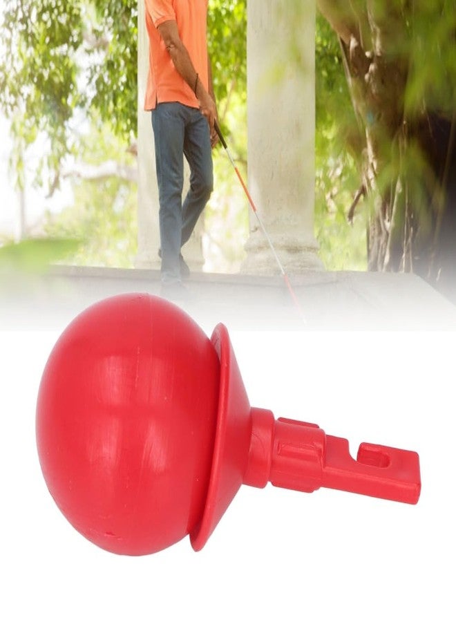 Chiffonade Hook-Style Cane Tip Replacement - Rubber Rolling Ball for Walking Sticks, Mobility Aid Accessory with Secure Grip for Blind Walking Stick - Image 4