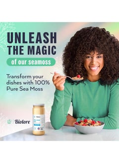 Biolore Wildcrafted Sea Moss Gel - Supercharge Health with Irish Seamoss - with Essential Vitamins & Minerals - Antioxidant-Rich Vegan Superfood for Immune Support, Energy (Original, 16 oz)  - Image 3