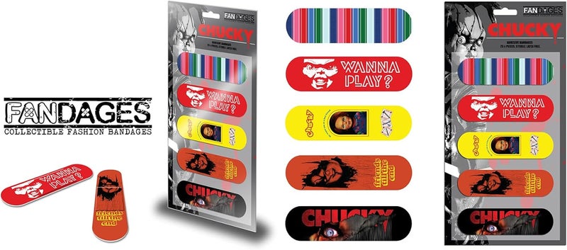 Factory Entertainment Childs Play Fandages Collectible Fashion Bandages One Size - Image 5