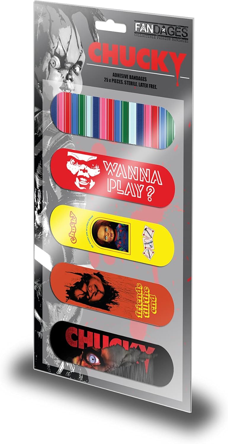 Factory Entertainment Childs Play Fandages Collectible Fashion Bandages One Size - Image 1