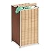Honey Can Do Honey-Can-Do HMP-01619 Tall Wicker Weave Hamper, Bamboo Laundry Organizer - Image 2
