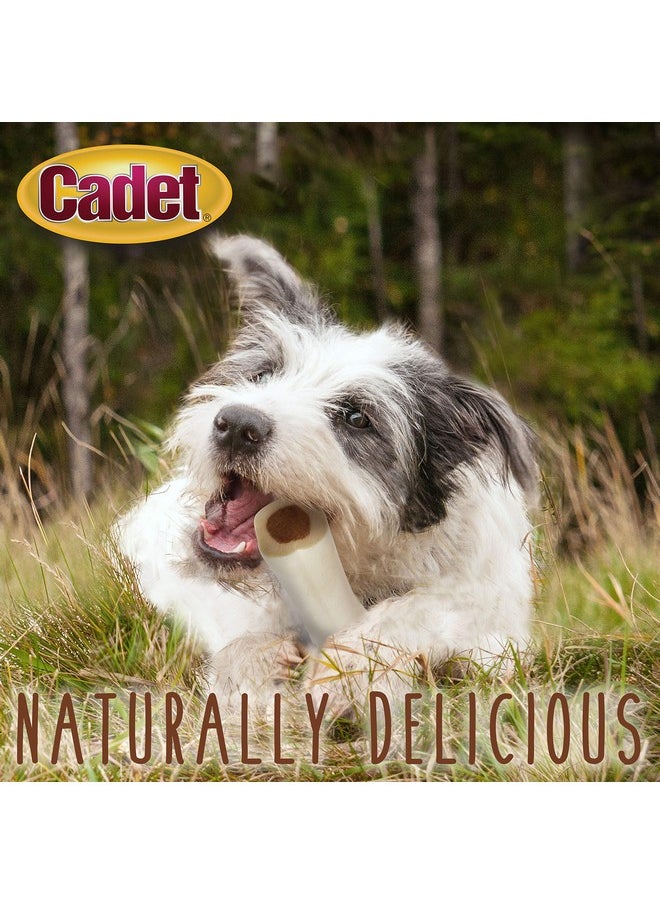 Cadet Cadet Junior Stuffed Shin Bones - Highly Digestible, High Protein, Long-Lasting Dog Chew Bone for Aggressive Chewers, Supports Dental Health, - Peanut Butter Flavor, Petite (2 Count)  - Image 4