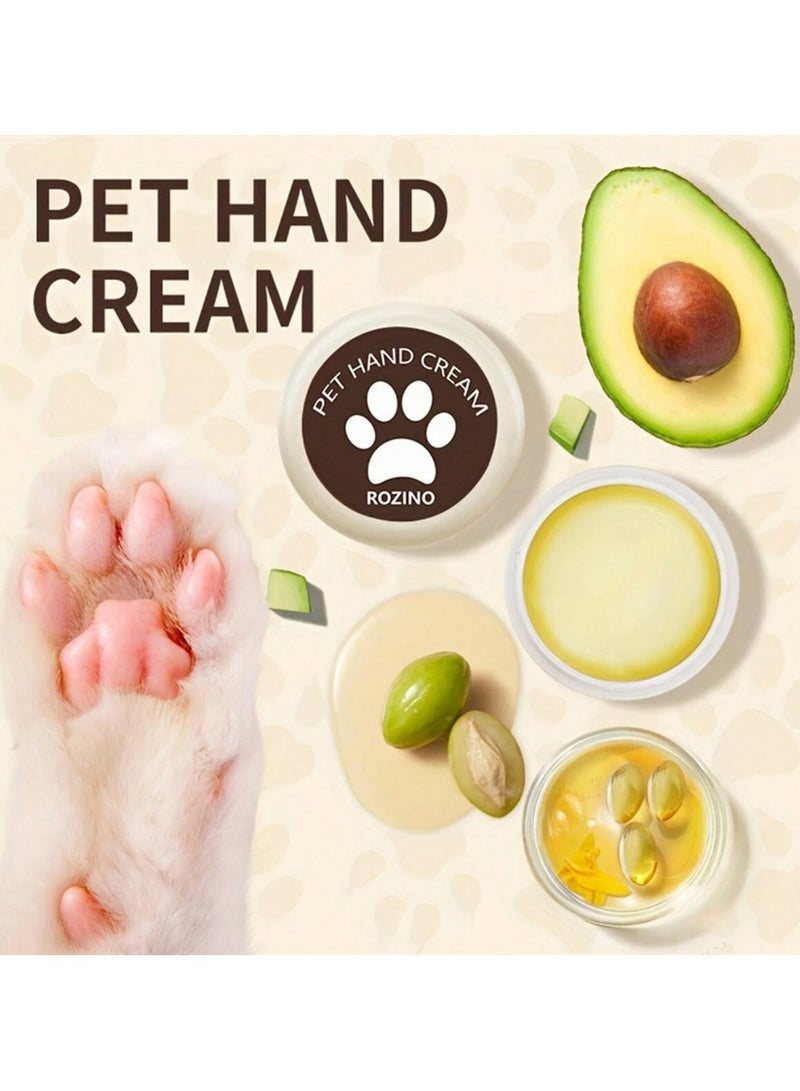 روزينو كريم اليد للحيوانات الأليفة – بلسم مغذي للجلد والكفوف بزيت الأفوكادو والمستخلصات الطبيعية (للقطط والكلاب) - Image 3