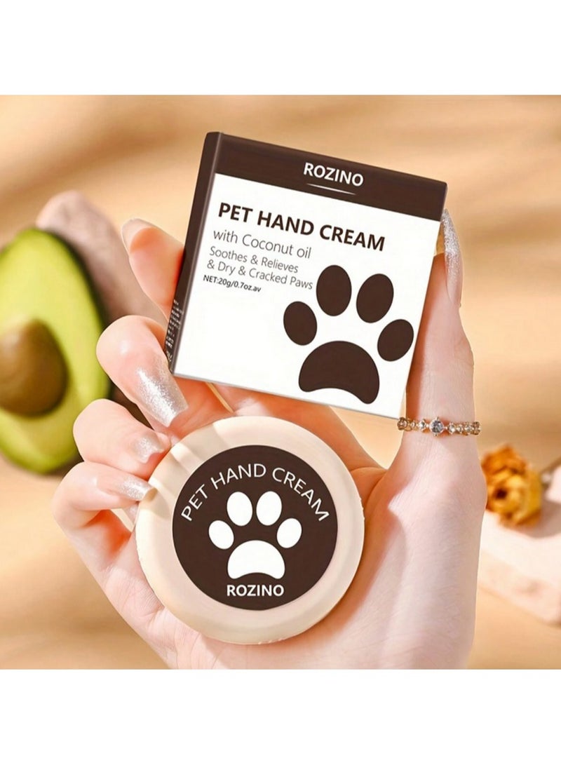 روزينو كريم اليد للحيوانات الأليفة – بلسم مغذي للجلد والكفوف بزيت الأفوكادو والمستخلصات الطبيعية (للقطط والكلاب) - Image 4