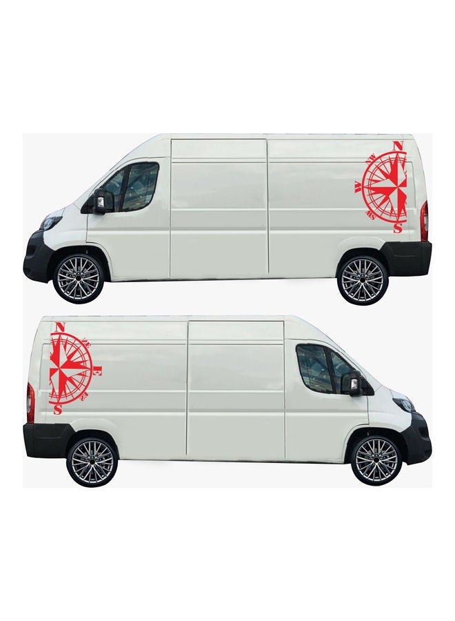 NIBEMINENT 2-Piece Universal Car Sticker Set - Image 2