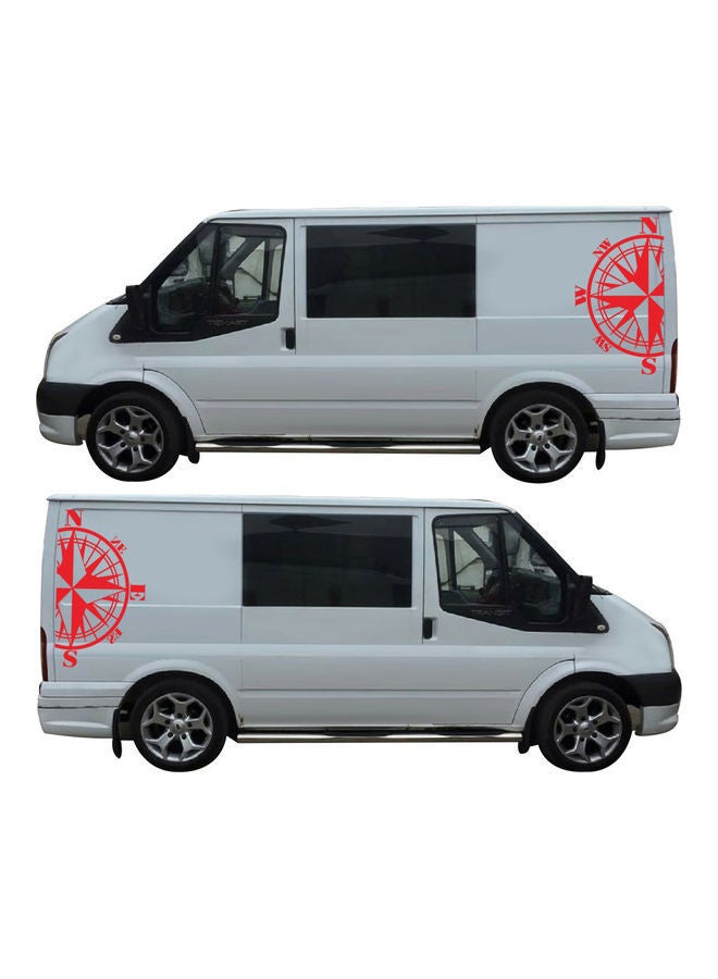 NIBEMINENT 2-Piece Universal Car Sticker Set - Image 3