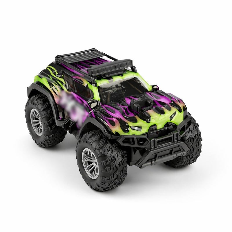 O2. LED Off-Road Remote Control RC Car with 7-Color Lights, 2.4GHz Controller and Rechargeable Battery - Image 2