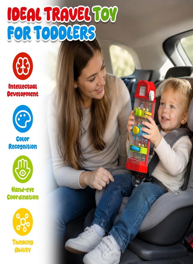 Innofans Farm Egg Drop Montessori Toys for 2 3 4 5 Year Old Boys Girls, Toddler Fine Motor Activity Toy with 5 Activity Centers, Cause and Effect Learning, Quiet Sensory Travel Toy Christmas Birthday Gifts - Image 5