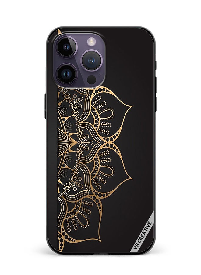 VR CREATIVE Protective Case Cover For Apple iPhone 15 Pro Mandala Design Multicolour - Image 1