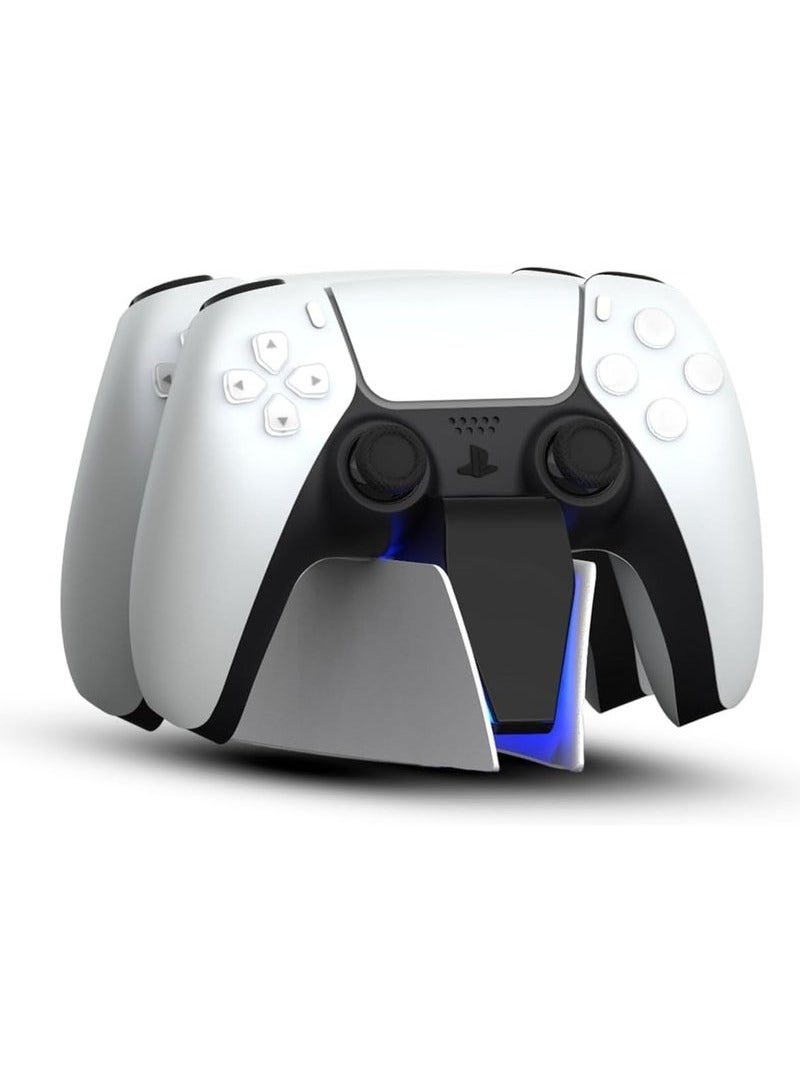 Dual Charging Dock, PS5, DualSense, USB Type-C, Charger Station, LED Indicator, Fast Charging, Compatible with PlayStation 5, Gamepads - Image 1