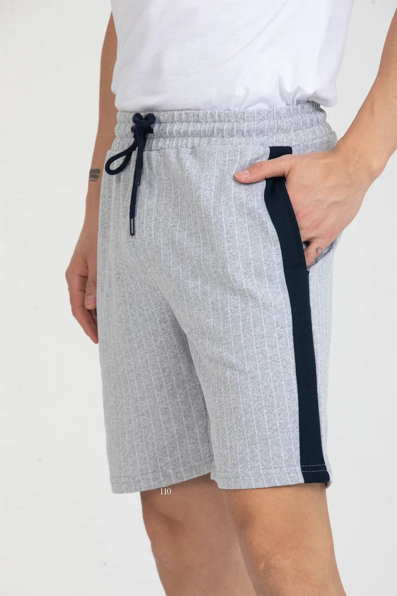 توينتي3 Men's Basic Stripe Detailed Striped Shorts