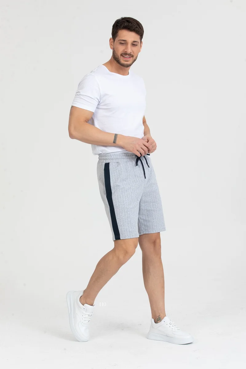 توينتي3 Men's Basic Stripe Detailed Striped Shorts