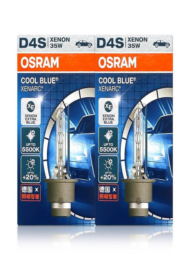 OSRAM Xenarc D4S Cool Blue HID Xenon Headlight Bulbs 66440CB 42V 35W 5500K Made in Germany | Pack of 2 - Image 1