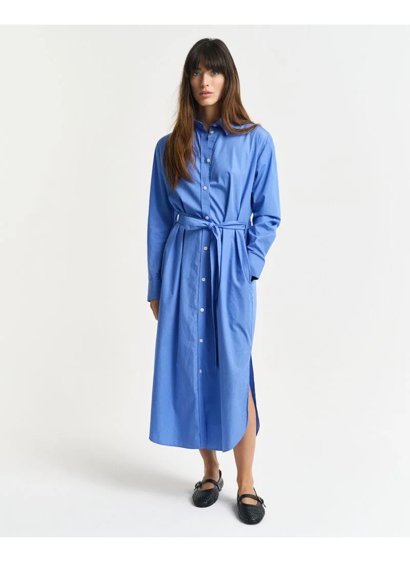 غانت Gant Relaxed Poplin Shirt Dress