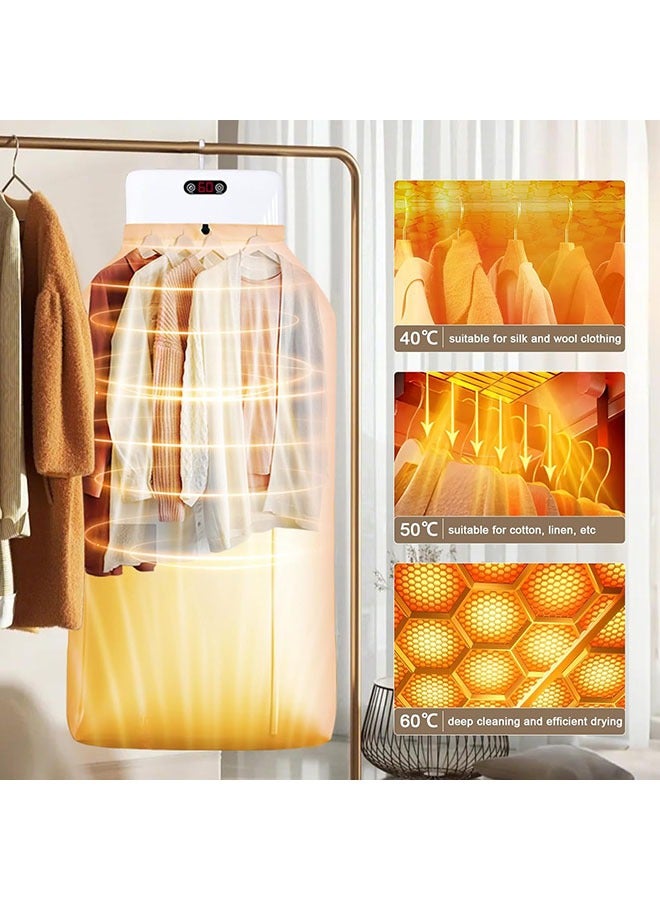 Arabest Portable Clothes Dryer - Portable Dryer with Drying Bag Mini Dryer for Clothes for Tight Spaces, Flats, Caravans and Travelling - Image 5