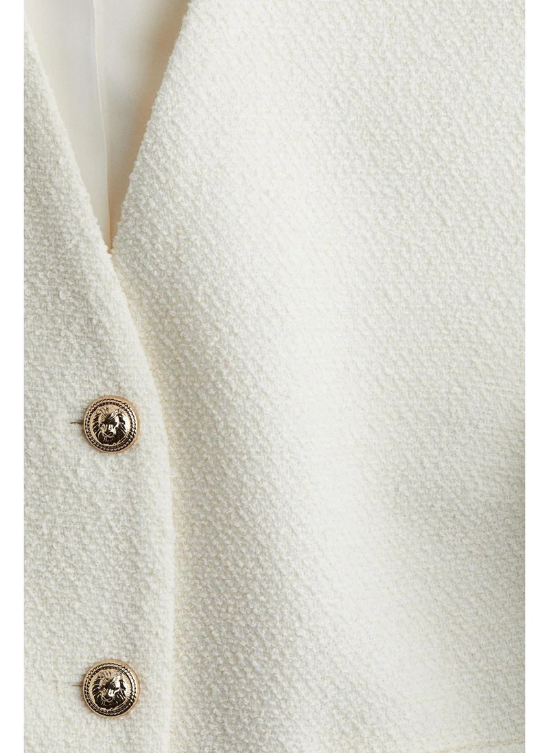 اتش اند ام Bouclé waistcoat