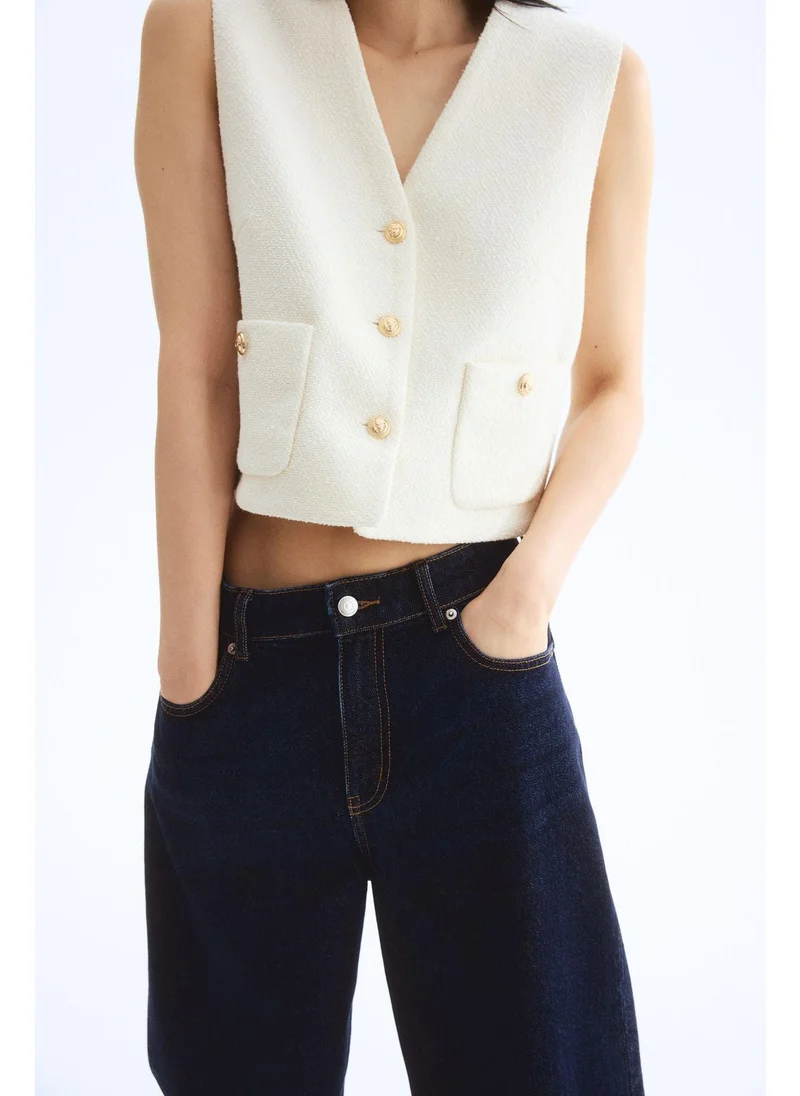 اتش اند ام Bouclé waistcoat