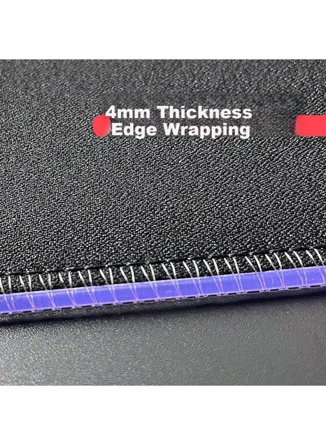 Lesailes Feidun Lesailes High-density Fiber Fine Surface Smooth Version, Professional E-sports Gaming Rgb Mouse Pad, Large Size, Expandable, 14-color Iridescent Lock-edge Desk Pad, 800*400*4mm - Image 4