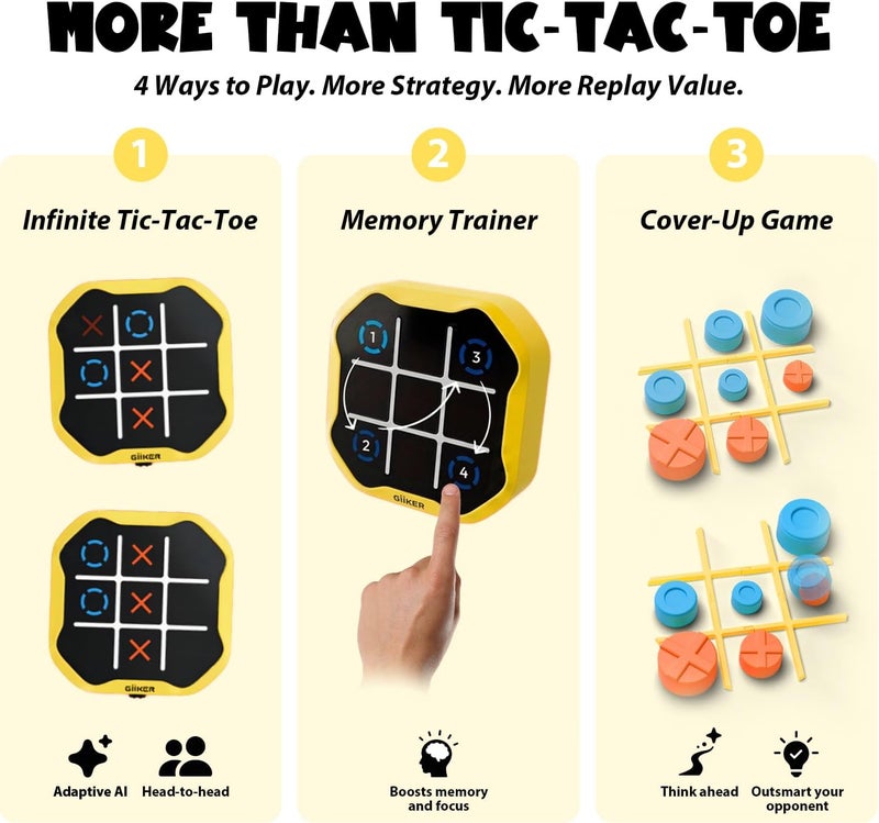 GiiKER Infinite Tic Tac Toe Portable Game Console - Image 2