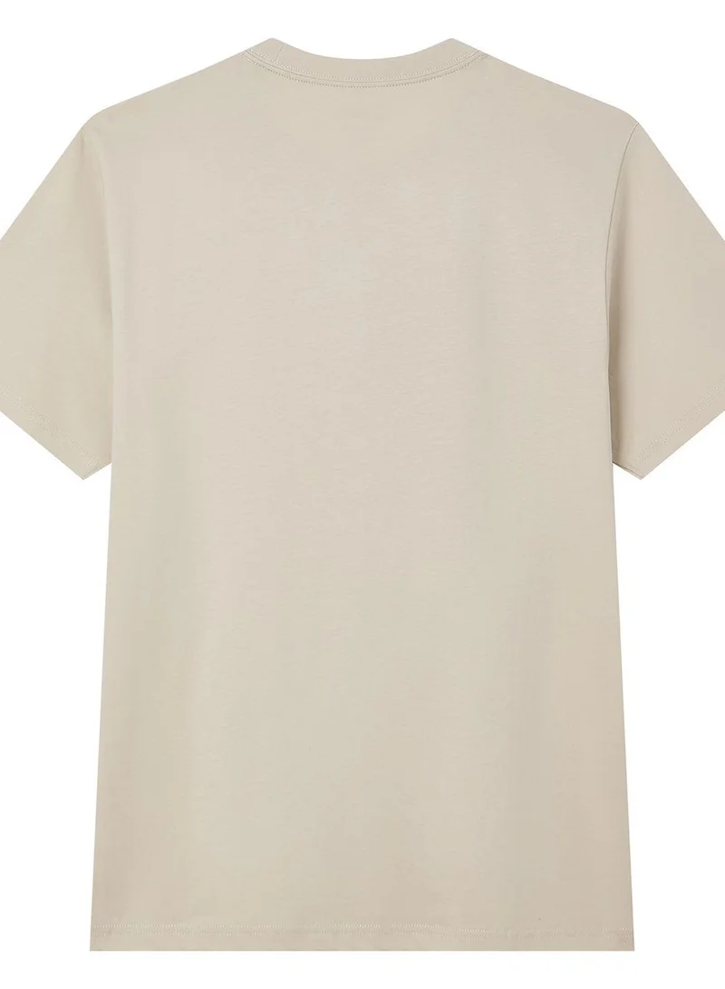 جيوردانو Men's Slim Fit Lion Graphic Tee