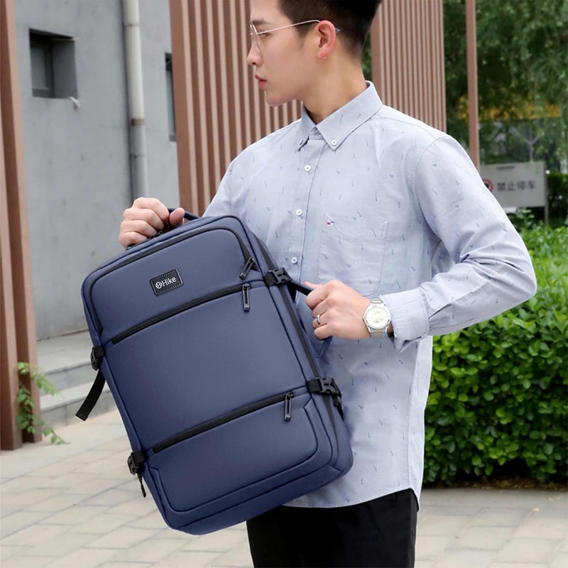 HIKE Premium Unisex Backpack Water Resistant Laptop Daypack with 360° Degree Opening and Separate Laptop Compartment for Travel/Business/College, HK2026 - Image 2