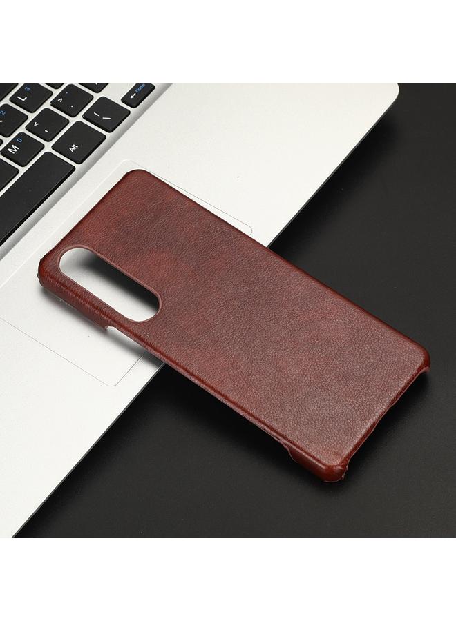 إيروريكس جراب لهاتف Sony Xperia 1 V بغطاء خلفي من نسيج الليتشي - Image 5