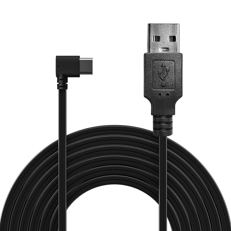 كابل طاقة من سلسلة REDTIGER بطول 11.5 قدم من نوع USB Type-C لكاميرات داش كام، للطاقة فقط، بدون وظيفة نقل بيانات - Image 1