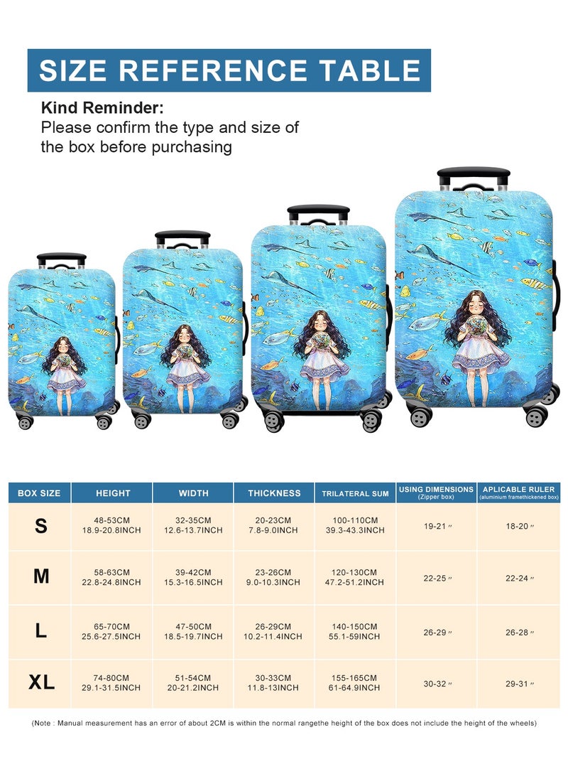URbazaar Elastic Travel Luggage Cover Travel Suitcase Protective Cover for Trunk Case Apply to 18-30 Inch Luggage Suitcase Cover  - Image 4