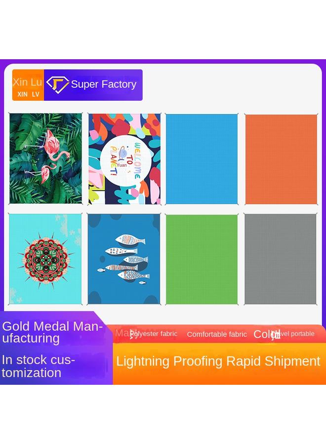 Bluejw Beach Mat Small Portable Outdoor Outings Camping Mat Lawn Mat Moisture-proof Waterproof Picnic Cloth Picnic Mat - Image 2