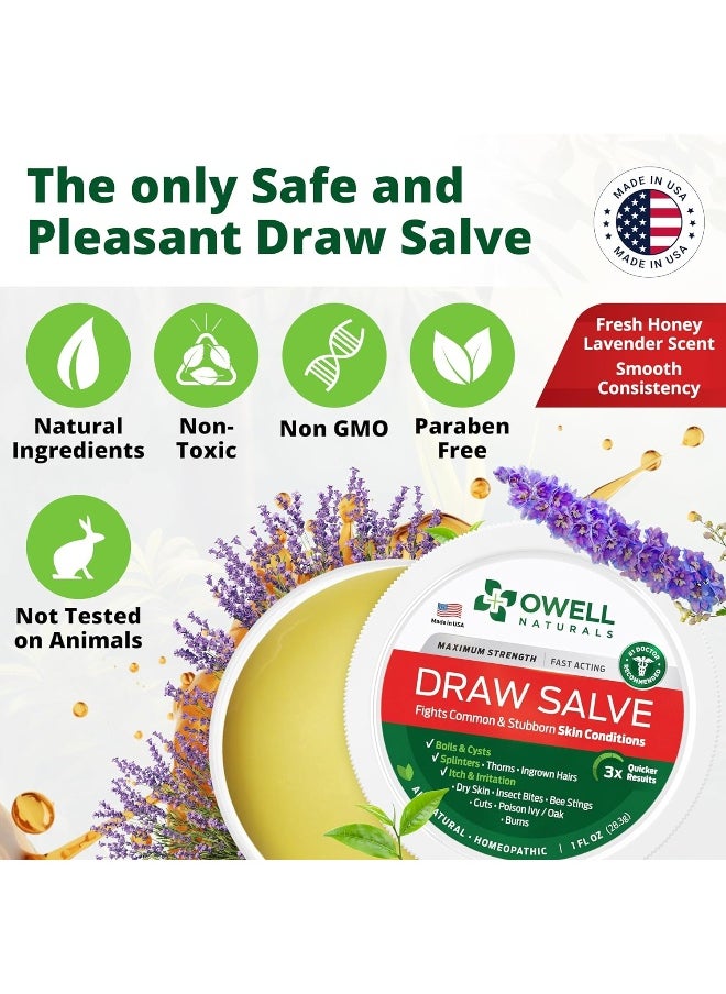 OWELL NATURALS - Drawing Salve Ointment 1Oz - Image 1