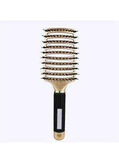 ORiTi Large Curved Detangling Hair Brush Scalp Massage Hair Brush Hollow Out Hair Styling Comb  - Image 4
