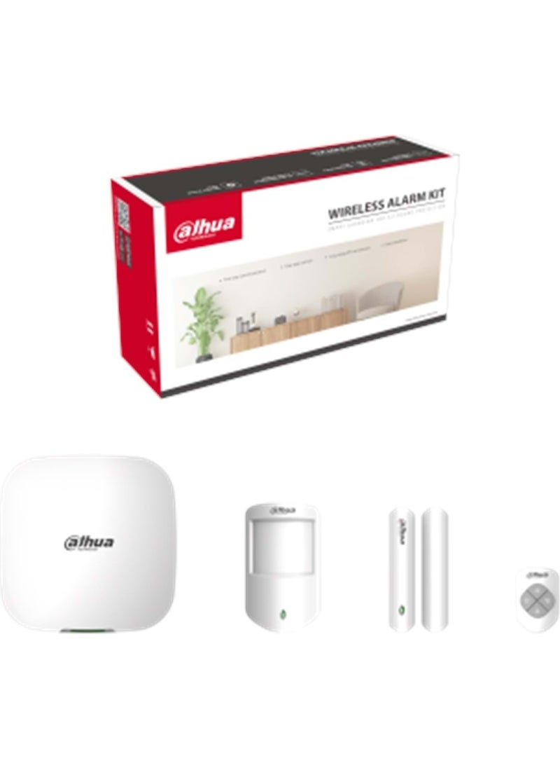 Dahua - DHI-ART-ARC3000H-03-FW2(868) Alarm Kit (1 Mk 1 PIR 1 Remote 1 Panel) Wifi+2G +3G+4G Alarm Set - Image 1