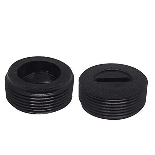 ZLYY 10pcs 16mm O.D Carbon Brush Holder Caps 8mm Thickness Fitting Thread Black Plastic Motor Brush Cover,for Makita 9403 Belt Sander - Image 1