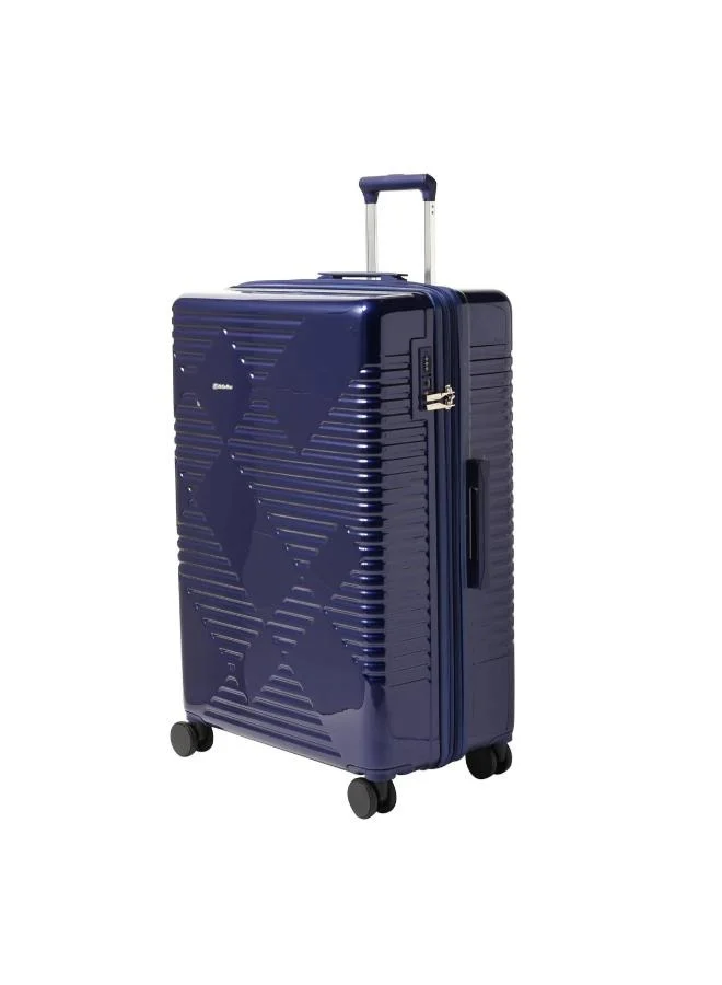 Echolac Extravagant 82cm Hardcase Expandable 4 Double Wheel Check-In Luggage Trolley - Blue