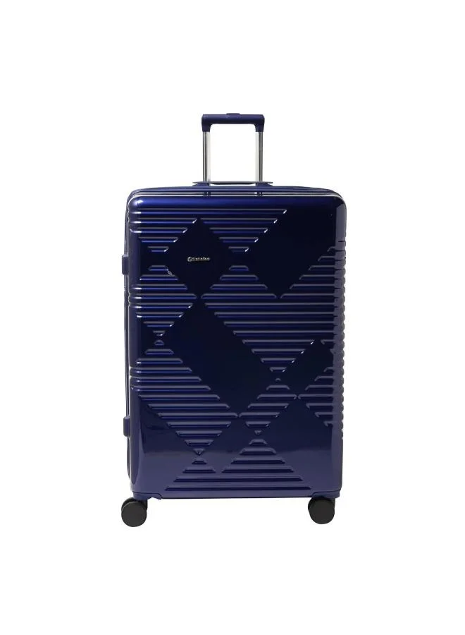 Echolac Extravagant 82cm Hardcase Expandable 4 Double Wheel Check-In Luggage Trolley - Blue
