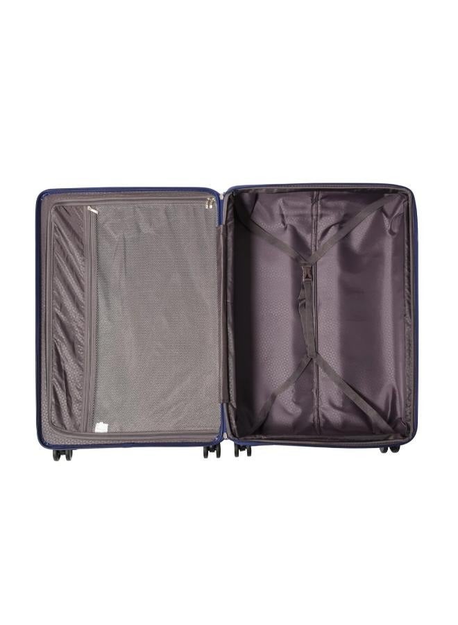 Echolac Extravagant 82 cm Hardcase Expandable 4 Double Wheel Check-In Luggage Trolley - Blue - Image 4