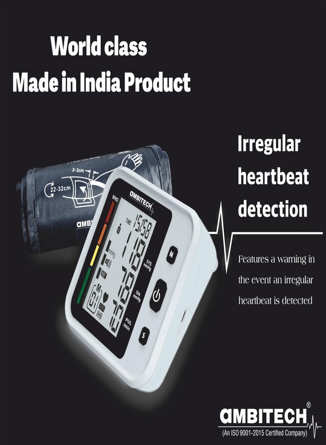 AmbiTech Bp-05 Digital Blood Pressure Monitor with 2-Year Warranty USB Port - Image 4