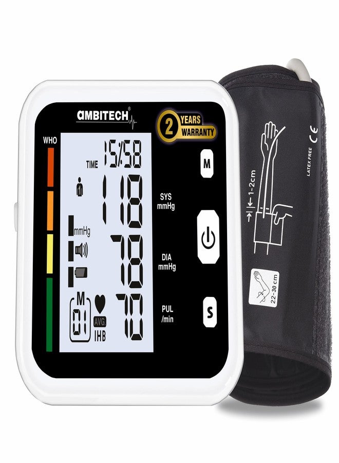 AmbiTech Bp-05 Digital Blood Pressure Monitor with 2-Year Warranty USB Port - Image 1
