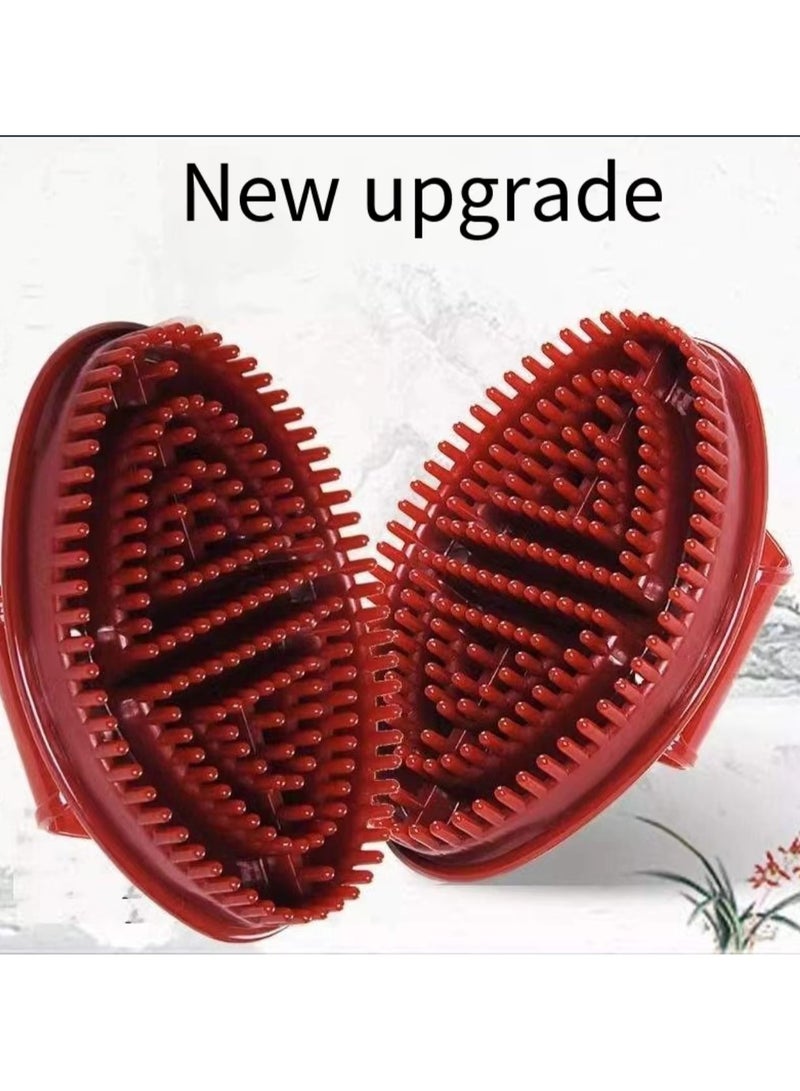 Heeta Hair and scalp massagers, shower brushes improve blood circulation, disperse fat deposits, body massagers, exfoliating, - Image 2