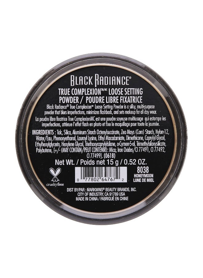 Black Radiance Black Radiance, True Complexion, Loose Setting Powder, 8038 Honeymoon, 0.52 oz (15 g)  - Image 2