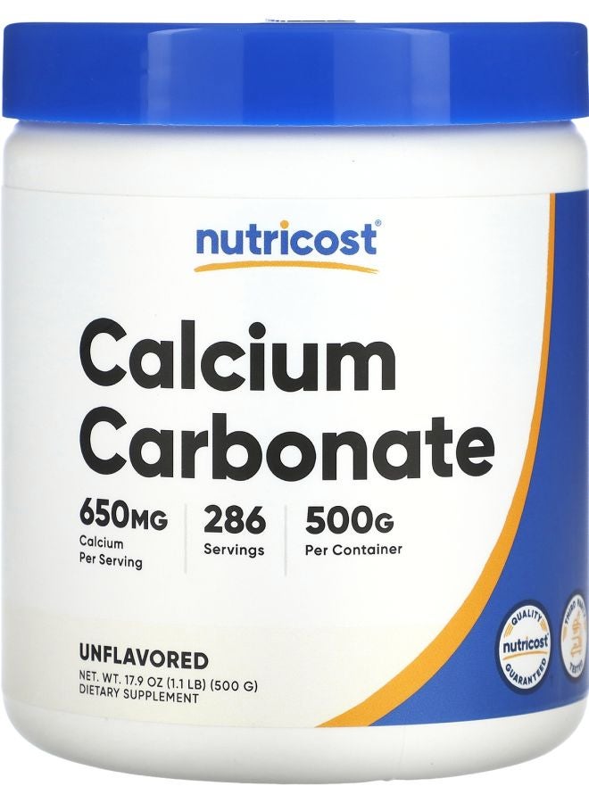 Calcium Carbonate Unflavored 1.1 lb (500 g)