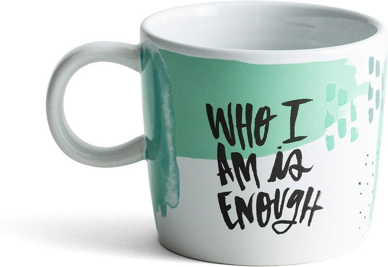 DaySpring Katygirl  Who I Am Is Enough  14 oz Inspirational Ceramic Mug 14 oz Multi - Image 1