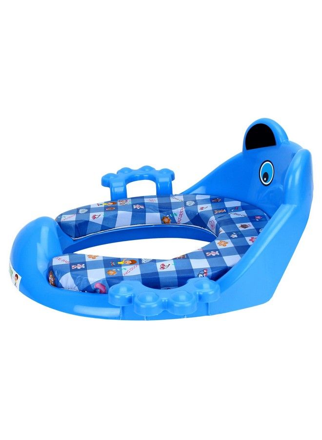 FLIPZON Premium Baby Cushioned Potty Seat With Easy Grip Handles And Comfortable Seat ; Toilet Seat With Handle For Kids ; Suitable For Baby Boy;Girl (Blue) - Image 5