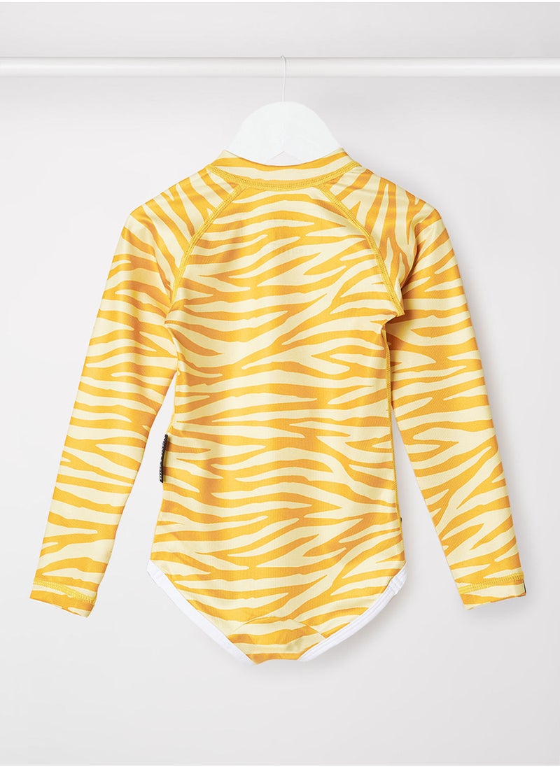 BEACH & BANDITS - Girls Tiger Print Swimsuit - Image 1