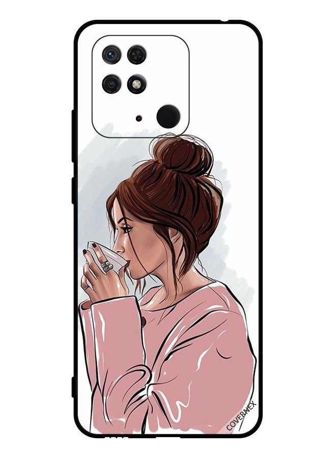 Covernex Protective Case Cover For Xiaomi Redmi 10C Drinking Tea - Image 1